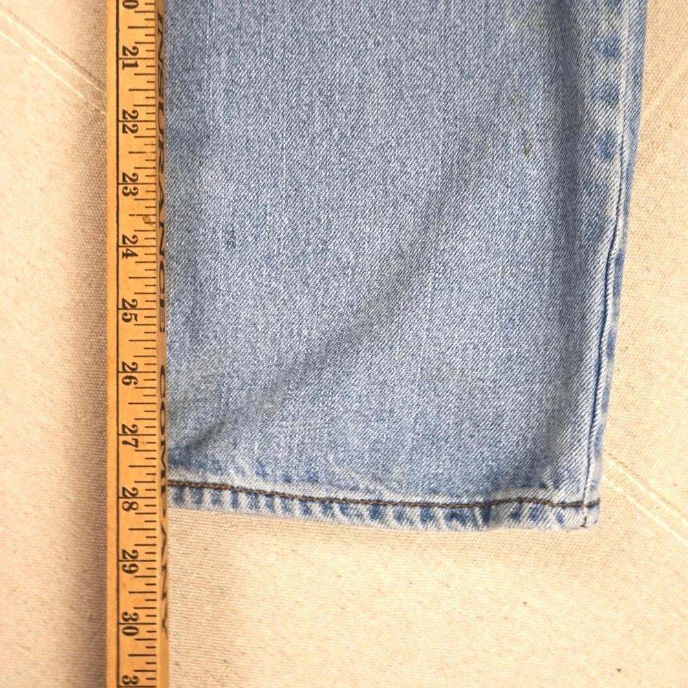 Y2K Levi's 550 Jeans‎ Men's 31.5x28.25 Blue Relaxed Fit Distressed Denim 00s
